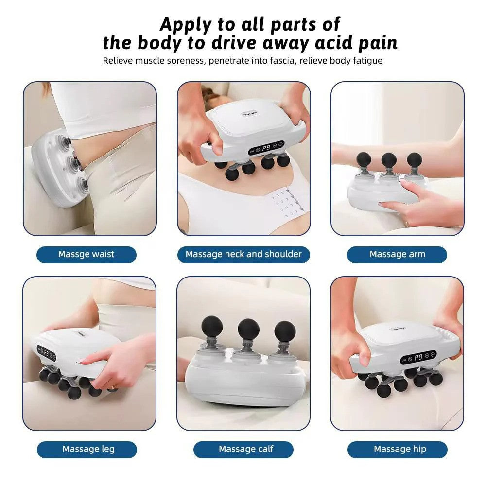 12-Head Fascia Massage Gun.