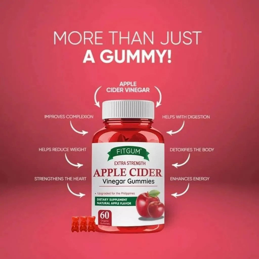 FitGum – Extra Strength Apple Cider Vinegar Gummies (Original)